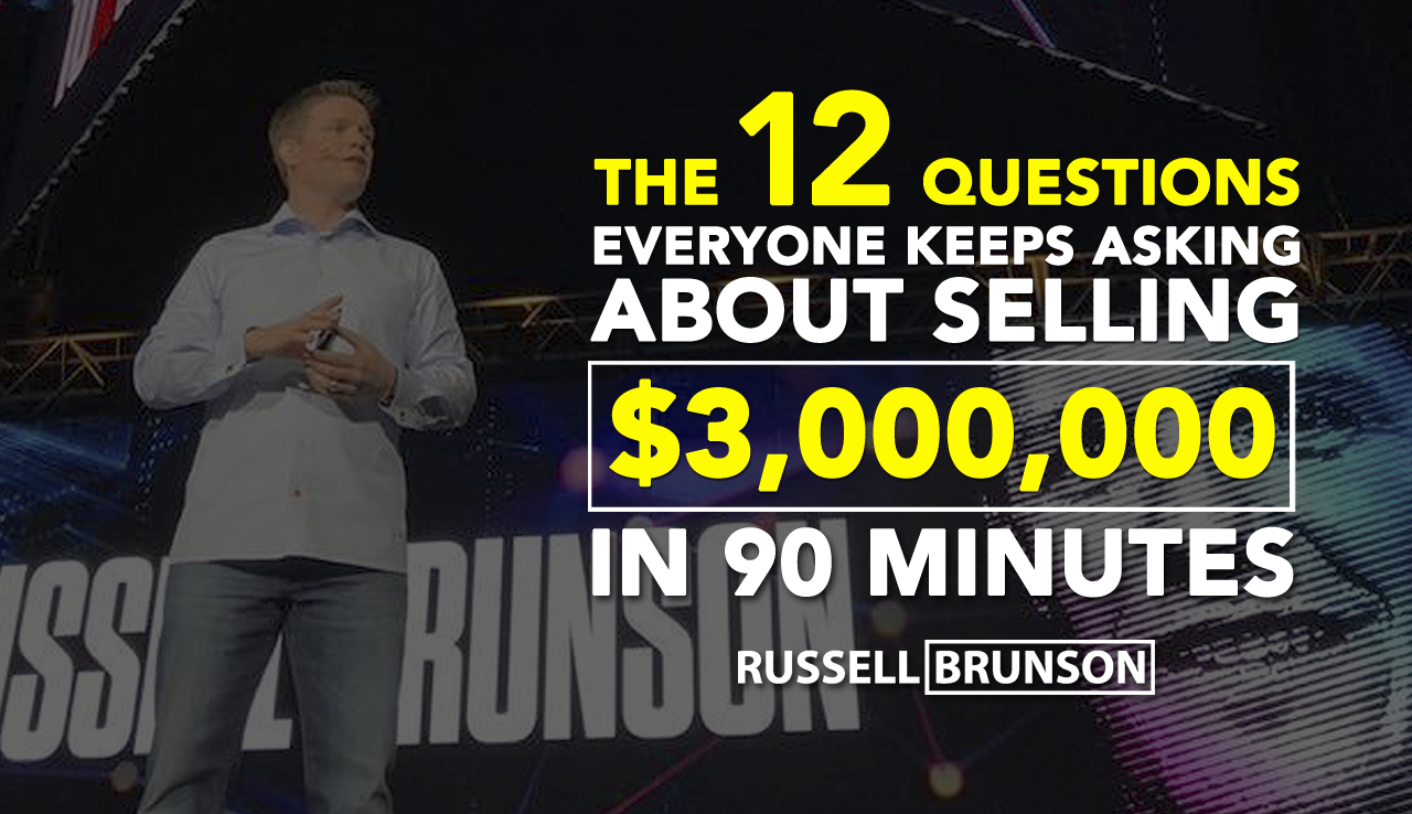 Russell Brunson 10x secrets masterclass